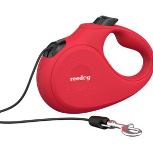 Reedog Senza Basic samonavíjecí vodítko S 12kg / 5m lanko / červené