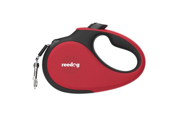 Reedog Senza Premium samonavíjecí vodítko L  50kg / 5m páska / červené