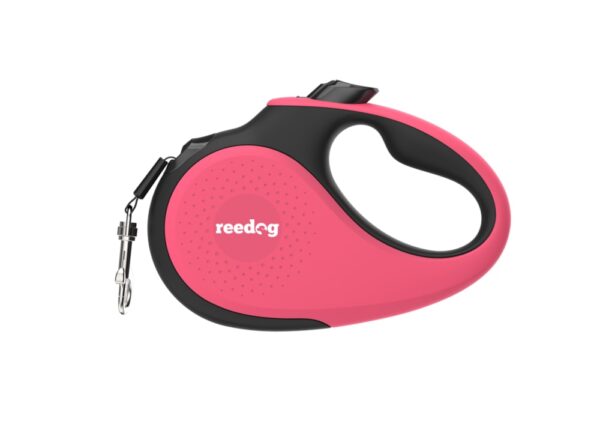 Reedog Senza Premium samonavíjecí vodítko L  50kg / 5m páska / růžové